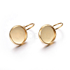 304 Stainless Steel Leverback Earring Settings X-STAS-F191-03G-10mm-4