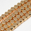 Electroplate Non-magnetic Synthetic Hematite Beads Strands G-Q465-31KC-1