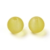 Baking Paint Transparent Glass Beads Strands X-GGB8MMY-DKM-2