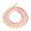 Transparent Painted Glass Beads Strands LS-DGLA-A034-T3mm-A09-5