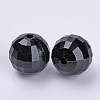 Transparent Acrylic Beads X-TACR-Q254-8mm-V72-3