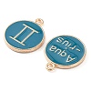 Alloy Enamel Pendants ENAM-S124-01A-05-3