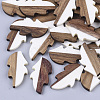 Resin & Wood Cabochons RESI-Q210-015A-C03-1