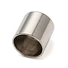 Non-Tarnish 304 Stainless Steel Cord Ends STAS-L270-01G-P-3