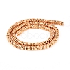 Electroplated Non-magnetic Synthetic Hematite Beads Strands G-F682-09-3