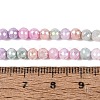 Anti-Tarnish Electroplate Glass Beads Strands EGLA-N027-02A-04-4
