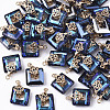 Electroplate Glass Charms EGLA-N005-002A-1