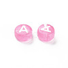 Transparent Acrylic Beads X-TACR-N002-04I-3