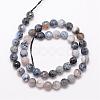 Natural Fire Crackle Agate Bead Strands G-K166-07F-8mm-05-2