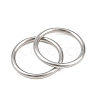304 Stainless Steel Closed Jump Rings STAS-G393-06P-18-3