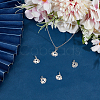 6Pcs Hollow 925 Sterling Silver Lotus Charms STER-DR0001-34-4