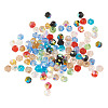18 Strands 9 Colors AB Color Plated Transparent Glass Beads Strands GLAA-TA0004-44-2