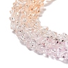 Transparent Glass Bead Strands GLAA-H023-03H-4