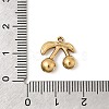 304 Stainless Steel Pendants STAS-G389-02G-02-3