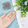 304 Stainless Steel Earring Hooks STAS-UN0001-33P-4