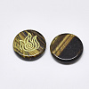 Natural Tiger Eye Cabochons G-T122-37E-2