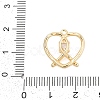 Brass Micro Pave Cubic Zirconia Pendants ZIRC-P122-01D-G01-3