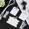 300Pcs PP Plastic Price Tag Chains FIND-FH0011-69A-4