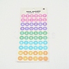 Waterproof Laser Plastic Self Adhesive Stickers DIY-TAC0005-63-1