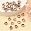 Brass Rhinestone Spacer Beads RB-A020-7mm-01RG-4