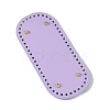 Oval PU Leather Knitting Crochet Bags Nail Bottom Shaper Pad DIY-WH0349-26LG-01-2