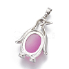 Natural & Synthetic Mixed Stone Pendants G-L512-A-4