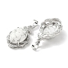 Natural Howlite Oval Pendants G-NH0025-15P-01-2