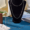Brass Oval & Flat Round Link Chains CHC-TA0001-23-6
