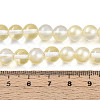 Baking Paint Transparent Glass Beads X1-DGLA-N011-8mm-02-4