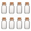 Glass Jar Glass Bottles X5-AJEW-H004-7-1-1