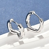 Brass Hoop Earrings EJEW-D320-12P-1