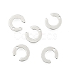 Tarnish Resistant 304 Stainless Steel Letter Charms STAS-O072-C-2