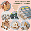 1 Set Unfinished Wooden Chips WOOD-OC0003-98A-6