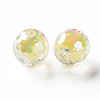 Transparent Acrylic Beads TACR-S152-14B-A10-2
