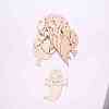 Ghost Shape Halloween Blank Wooden Cutouts Ornaments WOOD-L010-06-7