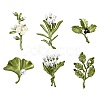 6Pcs 6 Styles Baking Paint Alloy Lapel Pins for Backpack Clothes JEWB-CJ0003-02-1