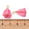 Dyed Synthetic Coral Pendants GG-CBAC295-01G-02-2