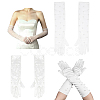2 Pairs 2 Styles Polyester Gloves AJEW-WR0003-39-1