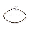 Natural Pyrite Bead Bracelets BJEW-JB04555-02-1