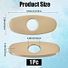 Oval Stainless Steel Faucet Hole Covers STAS-WH20001-18A-G-2