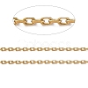 Ion Plating(IP) 304 Stainless Steel Faceted Cable Chains CHS-G027-03G-2