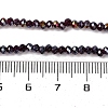 Baking Electroplate Glass Beads Strands X1-DGLA-A039-J2MM-B22-4