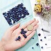 Nbeads 120Pcs 3 Styles Natural Lapis Lazuli Beads Strands G-NB0003-68-3