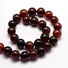 Dyed Natural Agate Round Beads Strands X-G-E321B-12mm-02-2
