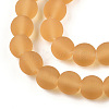 Transparent Glass Beads Strands GLAA-T032-T6mm-MD08-2