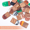 Half Oval Dangle Earring DIY Making Kit DIY-OC0007-90-4
