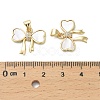 Brass Micro Pave Cubic Zirconia Pendants LS-KK-D384-06G-02-3