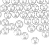 1 Box 8mm White Tiny Satin Luster Glass Pearl Beads Round Loose Beads for Jewelry Making HY-PH0001-8mm-001-2