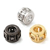 Rack Plating Brass Cubic Zirconia Beads KK-Z033-24-1
