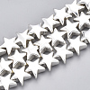 Electroplate Non-magnetic Synthetic Hematite Beads Strands X-G-T061-182S-1